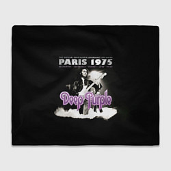 Плед флисовый Deep Purple - Paris 1975, цвет: 3D-велсофт