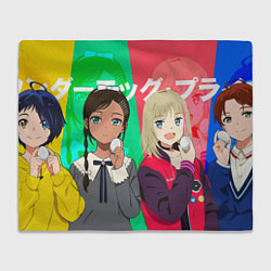 Плед флисовый Team Wonder Egg Priority, цвет: 3D-велсофт