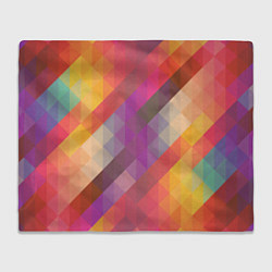 Плед флисовый Vivid gradient, цвет: 3D-велсофт