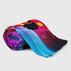 Плед флисовый Brawl Stars - Мэг, цвет: 3D-велсофт — фото 2