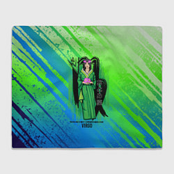 Плед флисовый Гейша - символ жизни, цвет: 3D-велсофт