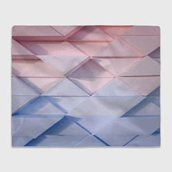 Плед флисовый Треугольники для тебя, цвет: 3D-велсофт