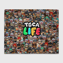 Плед флисовый Toca Life, цвет: 3D-велсофт