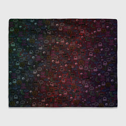 Плед флисовый Большой хэллоуин, цвет: 3D-велсофт