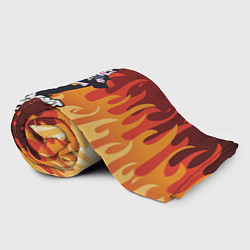 Плед флисовый Дорогой Папочка Friday Night Funkin, цвет: 3D-велсофт — фото 2