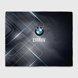 Плед флисовый BMW Logo, цвет: 3D-велсофт