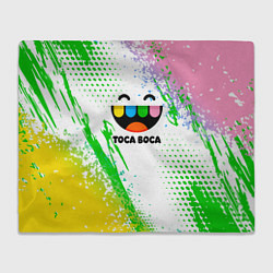Плед флисовый Toca Boca: Улыбашка, цвет: 3D-велсофт