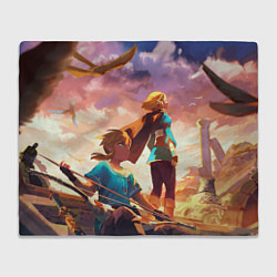 Плед флисовый Legend of Zelda Легенда о Зельде, цвет: 3D-велсофт