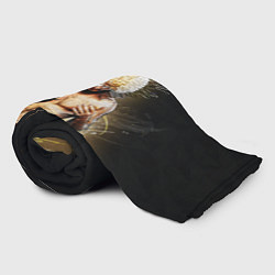 Плед флисовый Хабиб Нурмагомедов с орлом, цвет: 3D-велсофт — фото 2