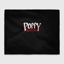 Плед флисовый Poppy Playtime: Logo, цвет: 3D-велсофт