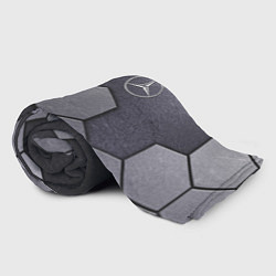 Плед флисовый Mercedes-Benz vanguard pattern, цвет: 3D-велсофт — фото 2