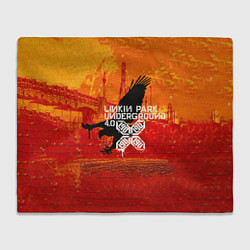 Плед флисовый Linkin Park - Underground 4 0, цвет: 3D-велсофт