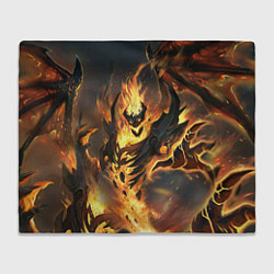 Плед флисовый DOTA 2 SHADOW FIEND ТЕНЬ, цвет: 3D-велсофт