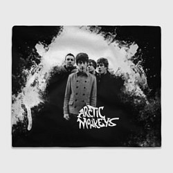 Плед флисовый Группа Arctic monkeys, цвет: 3D-велсофт