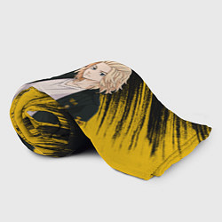 Плед флисовый SANO MANJIRO GOLD EDITION, цвет: 3D-велсофт — фото 2