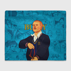 Плед флисовый Bully, Джимми Хопкинс, цвет: 3D-велсофт
