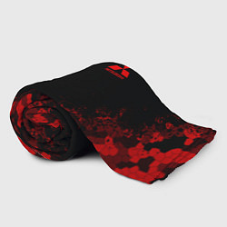 Плед флисовый MITSUBISHIC MILITARY GEOMETRY RED, цвет: 3D-велсофт — фото 2