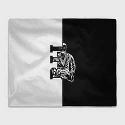 Плед флисовый BJJ, цвет: 3D-велсофт