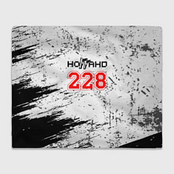 Плед флисовый 228 - Гранж, цвет: 3D-велсофт