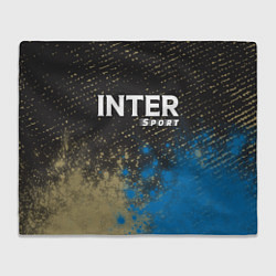 Плед флисовый INTER Sport - Арт, цвет: 3D-велсофт