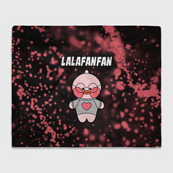 Плед флисовый LALAFANFAN - СЕРДЕЧКО Частицы, цвет: 3D-велсофт