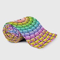 Плед флисовый Psychedelic Lalafanfan, цвет: 3D-велсофт — фото 2