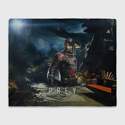 Плед флисовый Prey game Прэй, цвет: 3D-велсофт
