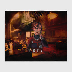 Плед флисовый Prey Зараженная, цвет: 3D-велсофт
