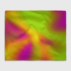 Плед флисовый Голография в узоре, цвет: 3D-велсофт