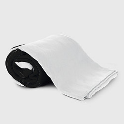 Плед флисовый Black and white чб, цвет: 3D-велсофт — фото 2