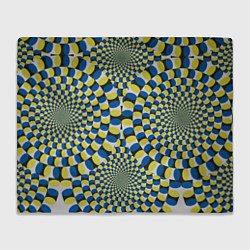 Плед флисовый Иллюзия в движении Illusion, цвет: 3D-велсофт