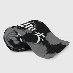 Плед флисовый Чёрный клевер logo, цвет: 3D-велсофт — фото 2