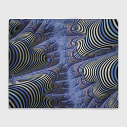 Плед флисовый Abstraction pattern 2022, цвет: 3D-велсофт