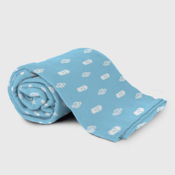 Плед флисовый Узор Mono Sky Blue Dope Camo Dope Street Market, цвет: 3D-велсофт — фото 2