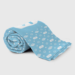 Плед флисовый Узор Sky Blue Dope Ski Mask Dope Street Market, цвет: 3D-велсофт — фото 2