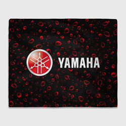 Плед флисовый YAMAHA Дождь, цвет: 3D-велсофт