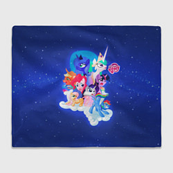 Плед флисовый My Little Pony - май литл пони, цвет: 3D-велсофт
