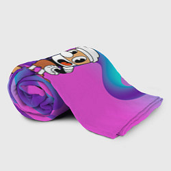 Плед флисовый Кружечки Cuphead, цвет: 3D-велсофт — фото 2