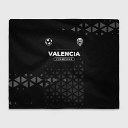 Плед флисовый Valencia Форма Champions, цвет: 3D-велсофт