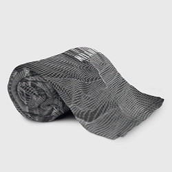 Плед флисовый Мятая сетчатая ткань Crumpled Mesh Fabric, цвет: 3D-велсофт — фото 2