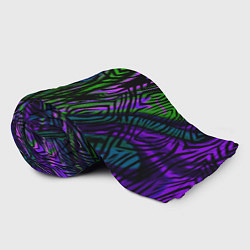 Плед флисовый Абстрактный современный тигровый узор, цвет: 3D-велсофт — фото 2