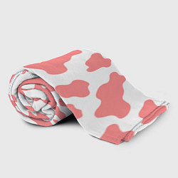 Плед флисовый Розовая корова, цвет: 3D-велсофт — фото 2