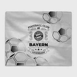 Плед флисовый Bayern Football Club Number 1 Legendary, цвет: 3D-велсофт