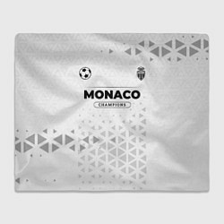 Плед флисовый Monaco Champions Униформа, цвет: 3D-велсофт