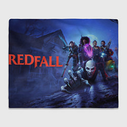 Плед флисовый Команда Редфолл в деле Redfall, цвет: 3D-велсофт