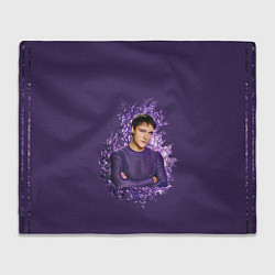 Плед флисовый Юра Шатунов вечно молодой, цвет: 3D-велсофт