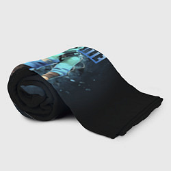 Плед флисовый Fortnite Surf Strider Кульный чувак Video game, цвет: 3D-велсофт — фото 2