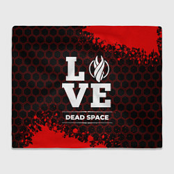 Плед флисовый Dead Space Love Классика, цвет: 3D-велсофт