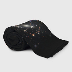 Плед флисовый Новое изображение ранней вселенной от Джеймса Уэбб, цвет: 3D-велсофт — фото 2