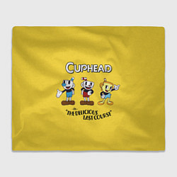 Плед флисовый Cuphead the delicious last course, цвет: 3D-велсофт